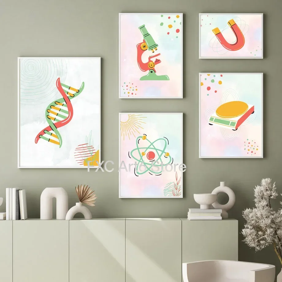 1 szt. bezramowy plakat naukow – Science Nursery recenzja i cena