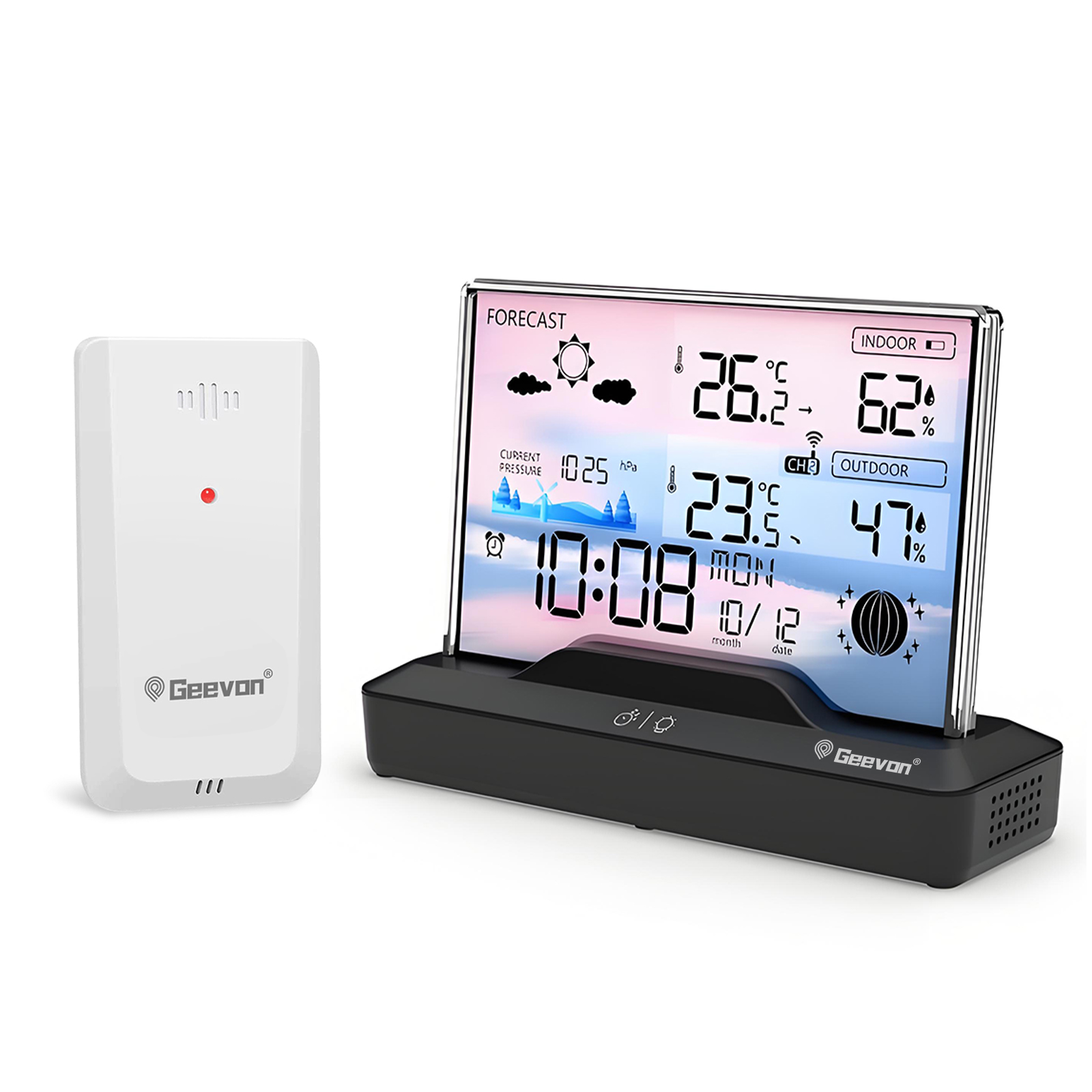 Stacja pogodowa Geevon, bezprz – Weather Station Indoor recenzja i cena
